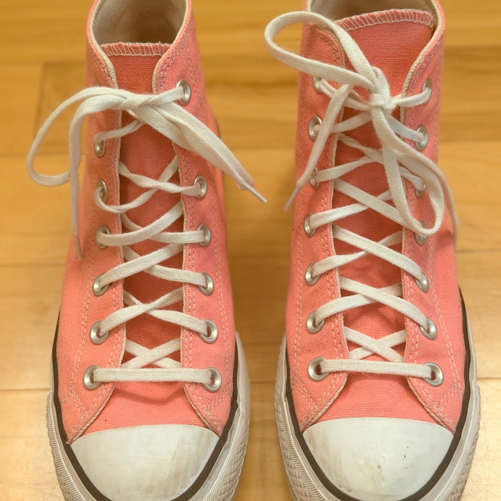 Converse Pink High-Top Sneakers